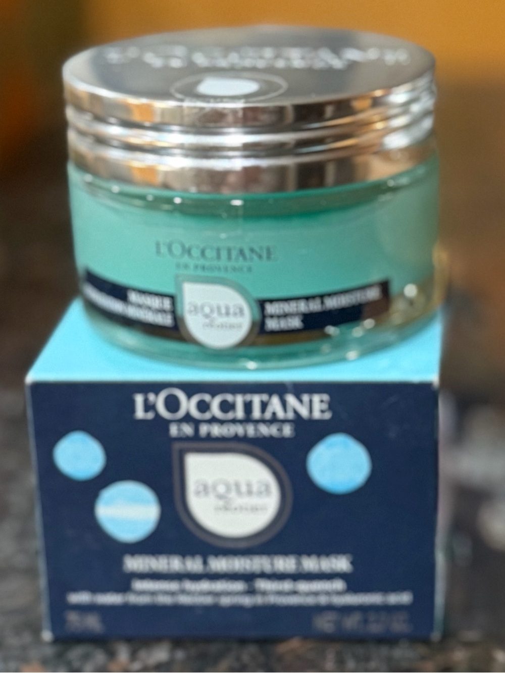 L'OCCITANE Aqua Réotier Mineral Moisture Mask 2.7 oz / 75 ml - Picture 5 of 6